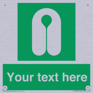 Custom sign safe condition Lifejacket